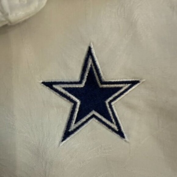 Tommy Bahama Coconut Point Dallas Cowboys Embroidered Button-Up Shirt - Picture 5 of 14